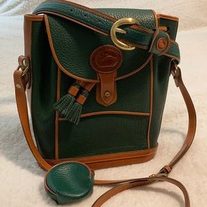 Dooney & Bourke Classic Green/Tan leather 3p Set